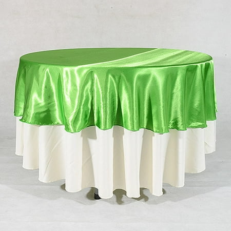 Apple - 90 Inch Satin Round Tablecloths - Walmart.com