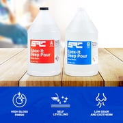 SRC Epox-It Deep Pour Epoxy Casting Resin Kit, 2 Gallon Crystal Clear Epoxy Resin, 1:1 Mix Ratio, Up to 2” Deep, for Casting Art, River Tables, Live Edge Wood, Bar Top, Tabletop