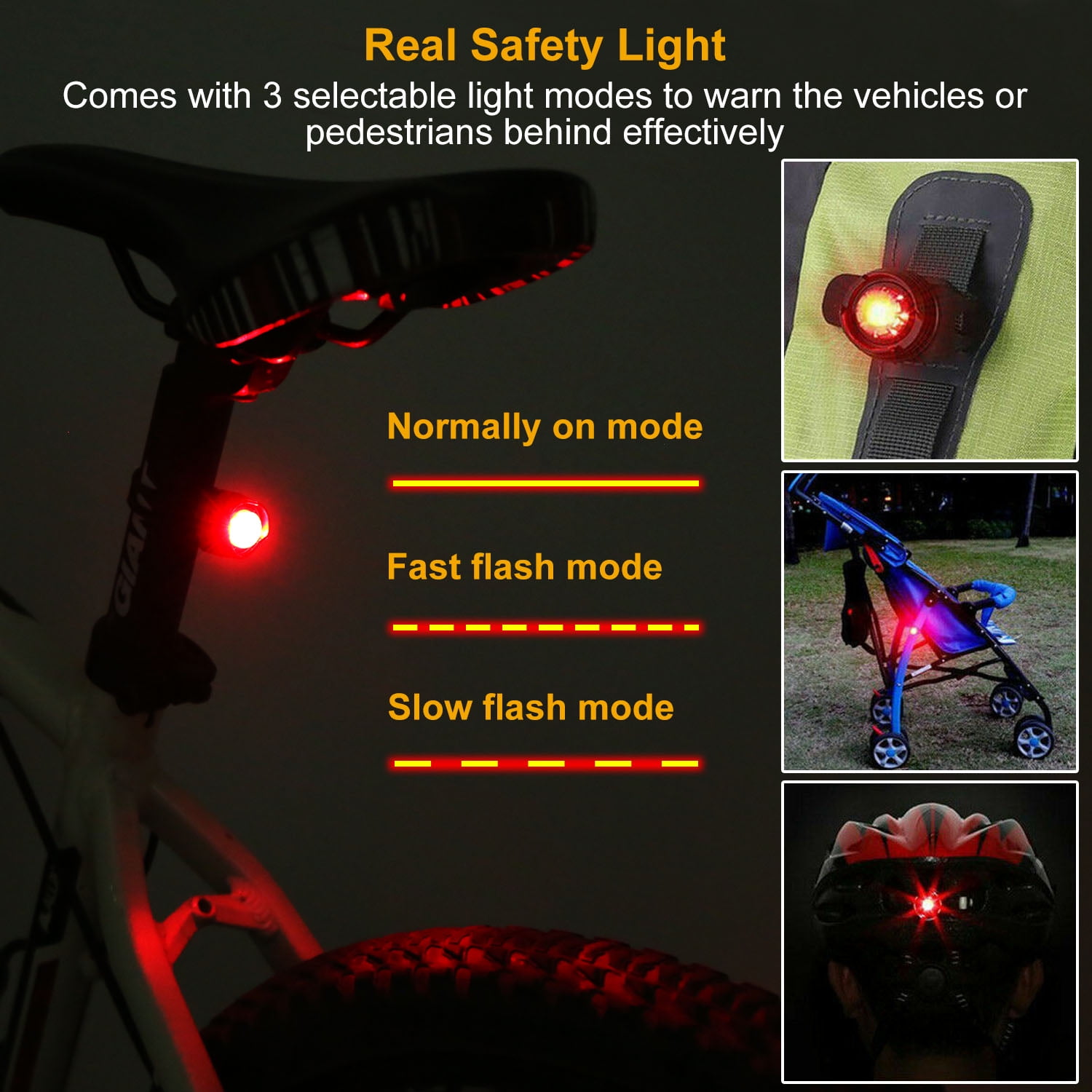 iMounTEK 10000lm Bike Headlight USB Rechargeable LED Bicycle Front Light Tail Light with 130dB Loud Horn - Walmart.com
