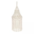 thumbnail image 1 of 2x Lámpara de macramé Boho Colgantes de tejado Cubierta de lámpara para moderno creativo Dormitorio Comedor Lámpara colgante perfecl Tapices de pantalla de macramé, 1 of 8