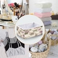 thumbnail image 4 of Foldable Fabric Storage Bin Home Cubes Clothing Organizer Bins Large Collapsible Box Basket for Home Organizer Squares and Ginkgo Leaves Pattern, 4 of 7