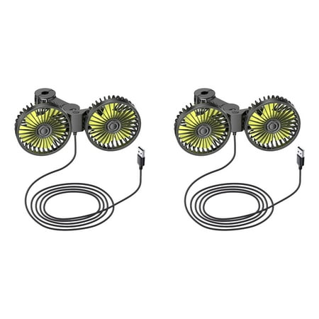 

Bladeless Fan Handheld Table Fans Small Portable Fan Pocket Fan Rechargeable Fan Portable 12V/24V Car USB Head Fan Powerful Airflow For Rear Seat Universal Fit For Spray Fans Handheld Fan *2PCS