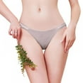 thumbnail image 4 of Women's Sexy Satin String Bikini Underwear Shine Smooth Underwear, 4 of 6