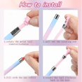 thumbnail image 6 of Auto-Fill Wax Pen for Nail Art & Crafts, Rotating Diamond Dotting Tool with Self-Adhesive Wax, 6 of 6