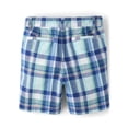 thumbnail image 2 of The Children's Place Boys Plaid Print Chino Short, Sizes 4-16, 2 of 3