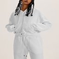 thumbnail image 3 of Sweat à Capuche à Manches Longues pour Femme, 3 of 6