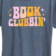 thumbnail image 3 of Instant Message - Book Clubbin - Women's Short Sleeve Graphic T-Shirt, 3 of 6