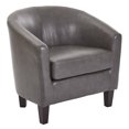 thumbnail image 1 of Work Smart, Ave Six Ethan Tub Chair In Deluxe Vinyl Fabric, Pewter, 1 of 4