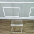 thumbnail image 2 of FixtureDisplays® 1pk, Clear Ghost Acrylic Chair 10035-3 H, 2 of 12