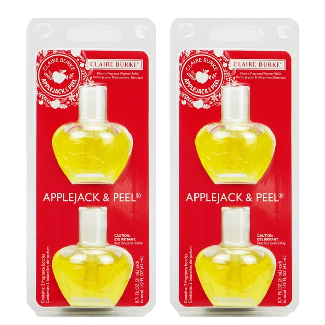 Claire Burke Recharge de Diffuseur Électrique Parfumé Pomme et Peau 42 ml - Lot de 2