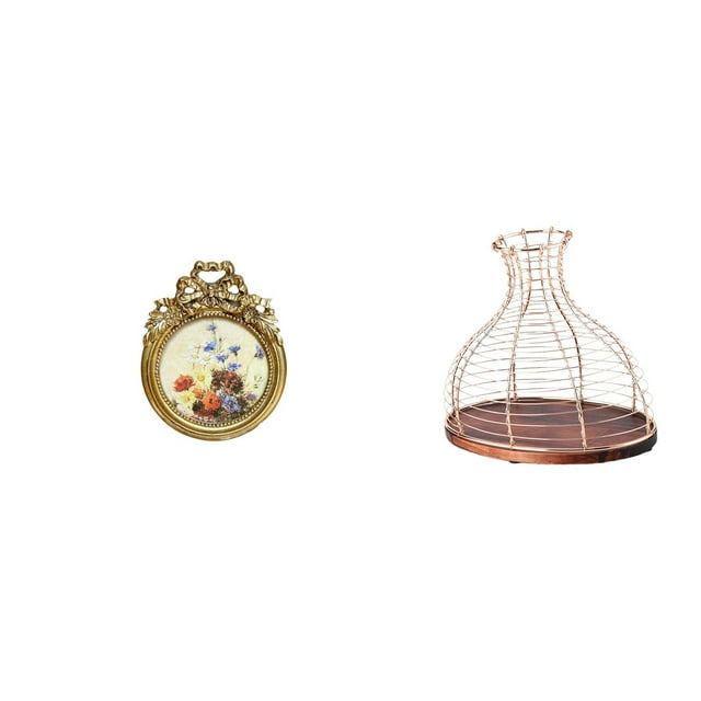 Marco De Fotos Antiguo Y Ornamentado De Estilo Europeo Con Soporte Para Corchos De Vino. Elegante Y Práctico Expositor De Escritorio O Pared. Ideas De Regalo únicas Para Bodas Y Decoración