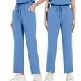 thumbnail image 2 of Split Set Dental Anesthesia Brush Hand Clothes High Elastic Comfortable Technician Uniform, Nursing Clothes Surgical Workwear for Women, 2 of 11