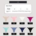thumbnail image 4 of Lencería sin costuras para mujer, cintura fina, sexy, de algodón, entrepierna, cómoda, transpirable, tanga, 4 of 6