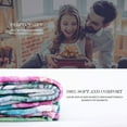 thumbnail image 6 of Jekeno Cozy Rainbow Tie-Dye Throw Blanket - Soft Plush Boho Design for Bed or Couch, 50"x60", Vibrant Spiral Printed Colors, Warm & Stylish Home Decor, Blanket for Bed, 6 of 6