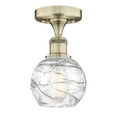 thumbnail image 2 of Innovations Lighting - Athens Deco Swirl - 1 Light Semi-Flush Mount In, 2 of 5