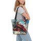 thumbnail image 2 of Disketp Beautiful Red Train Hot Air Balloon Bolsa de Hombro Casual para Mujer, Bolso Cruzado para Compras, Viajes y Uso Diario, 2 of 6