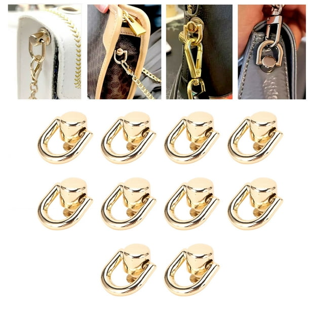 Anillos En D Remache aleación De Zinc Hierro 11x19 Mm Bolas De Botón Remache Con Tornillo Accesorios De Cuero Accesorios De Cuero Multifuncionales DIY Suministros Para