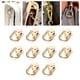 thumbnail image 1 of Anillos En D Remache aleación De Zinc Hierro 11x19 Mm Bolas De Botón Remache Con Tornillo Accesorios De Cuero Accesorios De Cuero Multifuncionales DIY Suministros Para, 1 of 7