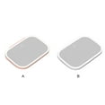 thumbnail image 4 of serony Car Sunshade LED Makeup Mirror Dimmable Touch Control Rectangle Cosmetic Mirrors Ring Light Automotive Accessory White, 4 of 6