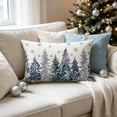 thumbnail image 2 of AYktou 20×12 Inch Christmas Pillow Covers, Soft Breathable Rectangular Throw Pillow Cases, Xmas Sofa Cushion Cover Holiday Winter Pillowcase for Bedroom Office Indoor Home Christmas Decor, 2 of 6