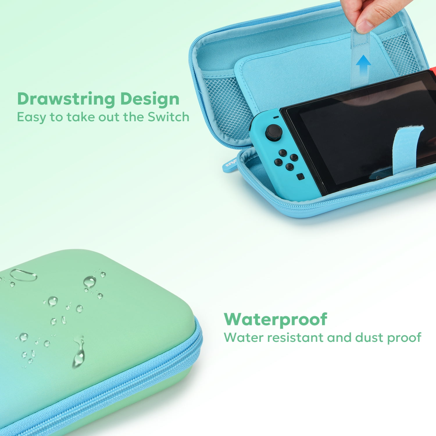 Switch Case for NS Switch, 16 in 1 Switch Accessories kit with