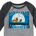 thumbnail image 3 of The Lion King - Hakuna Matata - Toddler & Youth Raglan Graphic T-Shirt, 3 of 4