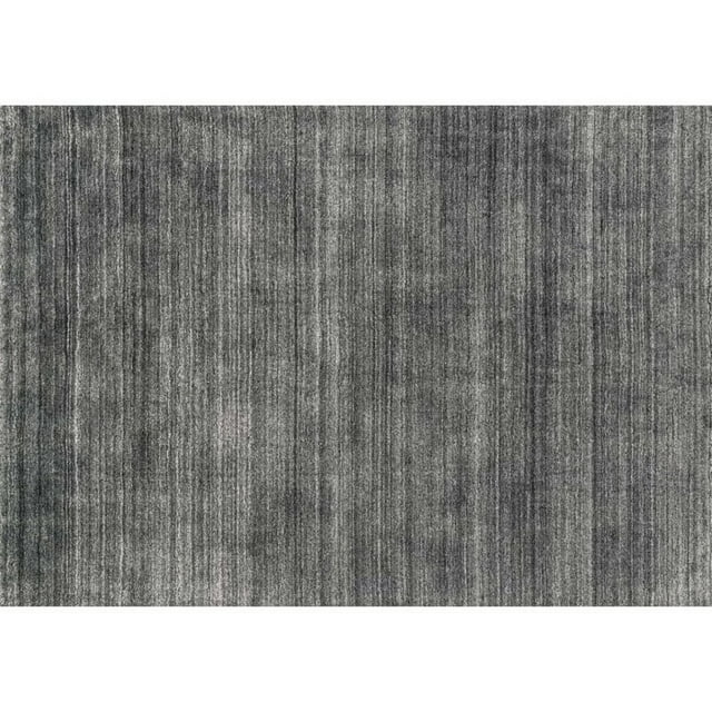 Loloi Barkley 9'3" x 13' Hand Loomed Wool Rug in Charcoal