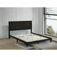 thumbnail image 2 of Cappuccino Queen Rubberwood and MDF Wooden Platform Bed (Fully Slated), 2 of 3