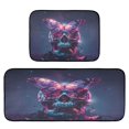 thumbnail image 6 of Butterfly Skull Kitchen Rugs Set Non Slip Mats Runner for Dining Room, 6 of 7