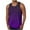 Purple, variant on VBTAPA Sales of The Day! Beach Tank Tops for Men Summer Fashion Sleeveless Gradient Color T Shirts Casual Loose Tanks Purple S