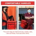 thumbnail image 2 of YSNOOWE Meal Prep Lunch Bag 1Set In Red For Convenient And Healthy Eating Habits, 2 of 8