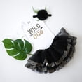 thumbnail image 5 of Luke and Lulu 1st First Birthday Baby Girl Tutu Outfit Wild One, 5 of 8