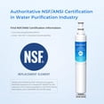 thumbnail image 3 of Filtro de agua para refrigerador Waterdrop 4396701 para Whirlpool, 3 of 9