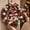Snowman, variant on 3D Christmas Fabric Poke Wreath DIY Kit, Fabric Poke Art Kit for Adults, Christmas Wreath DIY No-sew Craft Kits, Classic Holiday Wreath Craft Gift for Door and Wall Home Display