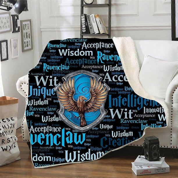100*130cm Thick Throw Blankets for Adults Kids, Harry Potter Fleece Blanket Super Soft Sherpa Throw Blanket for Bed and SofaD)