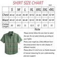 thumbnail image 6 of COEVALS CLUB Men’s Linen Beach Summer Casual Button Down Shirt Solid Short Sleeve Cotton Shirts (Dark Gray/L 1#), 6 of 6