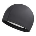 thumbnail image 1 of Silicone Swim Cap for Adult Long Hair Comfortable Water Sports Pool Training Hat, 1 of 3