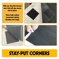 thumbnail image 4 of AutoFloorGuard AFG8020 20 Ft x 7.3 Ft Large Size Garage Carpet Mat, Black, 4 of 7
