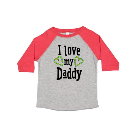 

Inktastic I Love My Daddy- Hearts Gift Toddler Boy or Toddler Girl T-Shirt