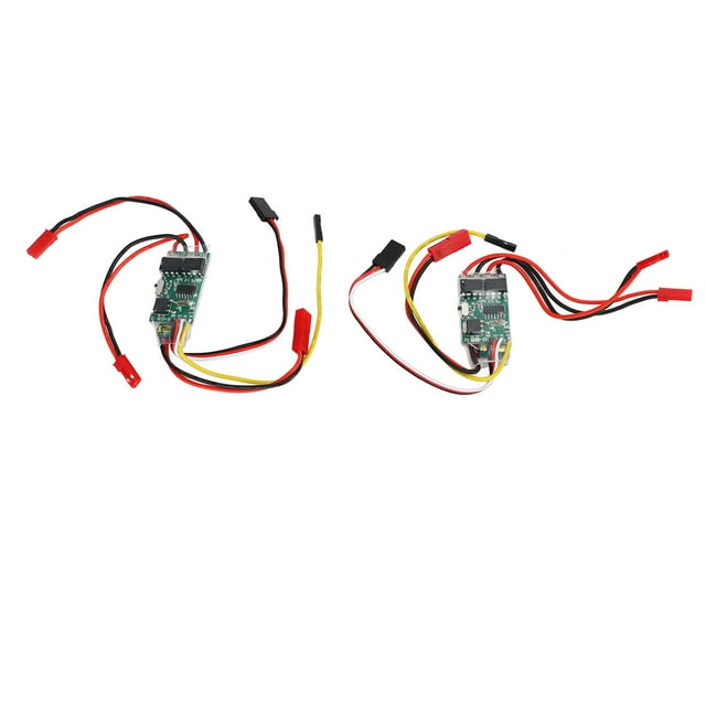 Dual 2 Uds ESC Cepillado ESC Bidireccional De Doble Vía Para RC Modelo Barco Tanque 130 180 Motor Cepillado
