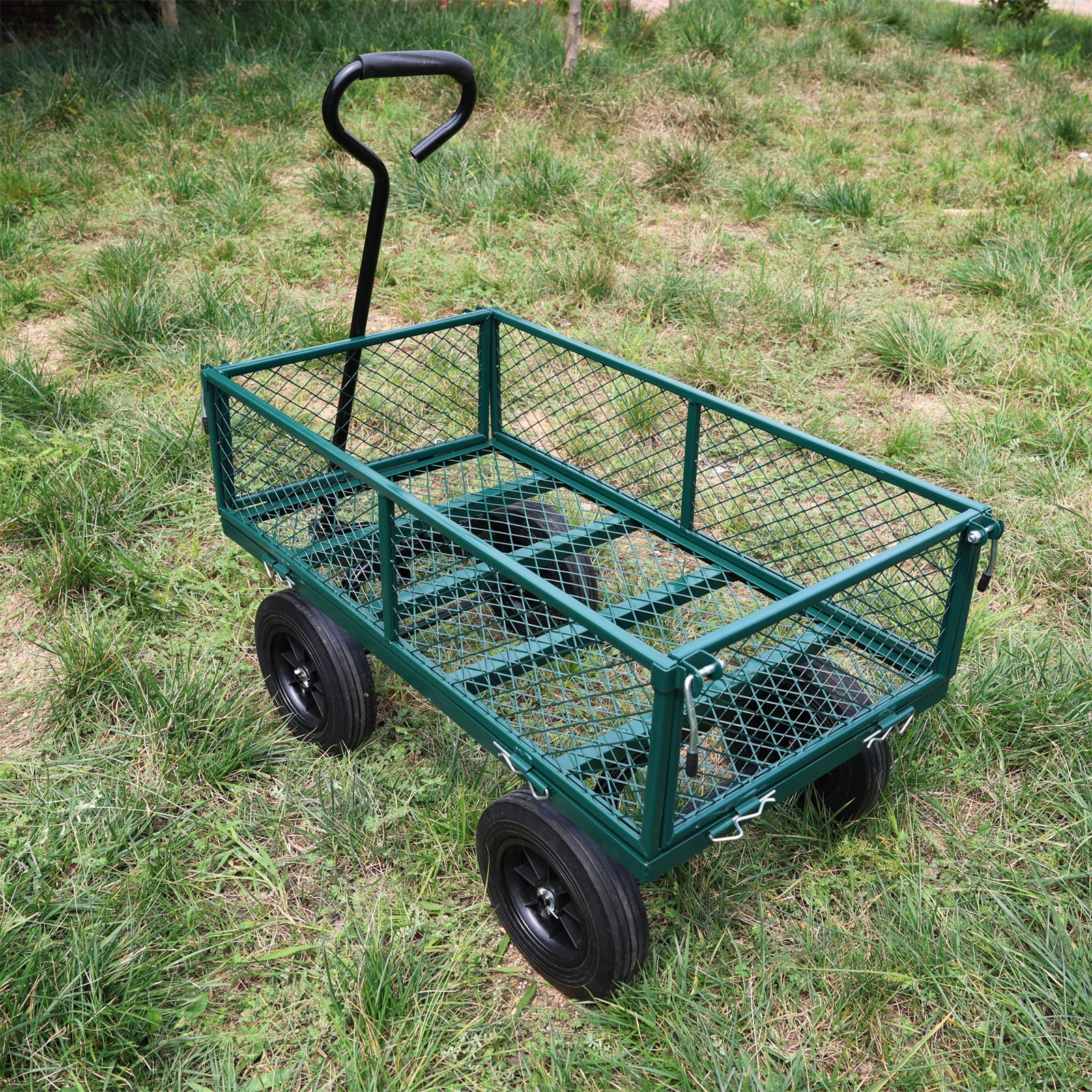 Solid Wheels Tools Cart Wagon Garden Cart Trucks