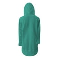 thumbnail image 5 of Winter Sweater Dress,Womens Long Sleeve Hooded Solid Top Raglan Sleeve Drawstring Pocket Comfortable Breathable Casual Daily Sweatshirt Green S, 5 of 6