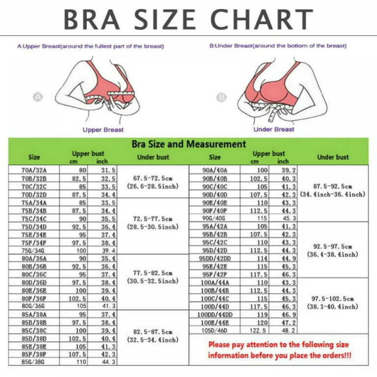 Bras for Women Padded Push Up Bra Embroidered Lace Bra Add Cups Bra  Underwire Front Closure Butterfly Brassiere Backless Breast Seamless Bras  Large