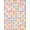 Multicolor Pink Blue Mint, Pattern 4, variant on ODIKA Pink Playful Petal Asymmetrical Cluster Motif Abstract Non-Slip Chair-Friendly for Home Office, Gaming Room, Under Desk