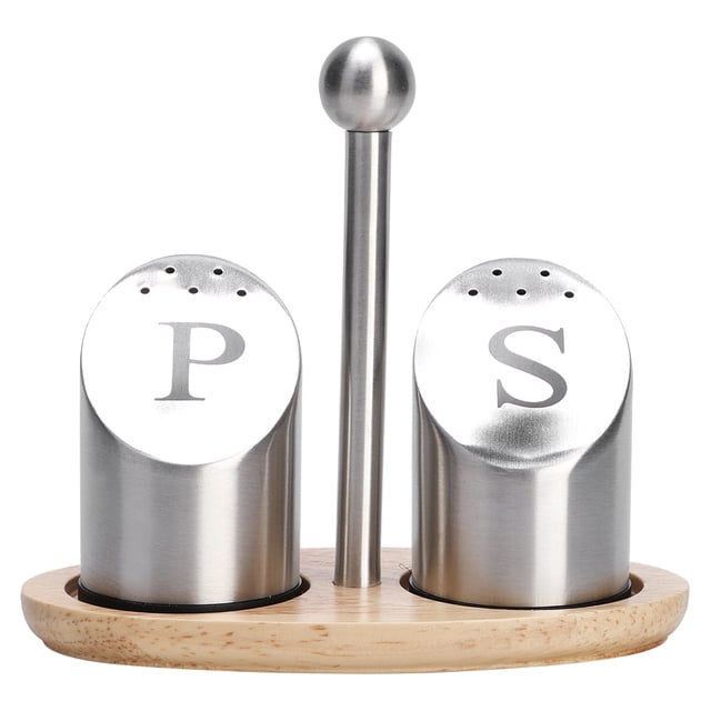 Delaman Bouteille d'assaisonnement, Cuisine Ménage Pot à épices Ensemble Assaisonnement Bouteille Réservoir Poivre Condiment Bouteille Organisateur
