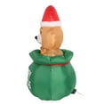 thumbnail image 4 of Oso De Navidad Explota Decoraciones Al Aire Libre, Oso Inflable De Navidad Soplador De Bajo Ruido Luz LED Poliéster Estable 1,5 M Para Jardín, 4 of 7