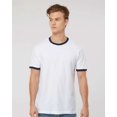 thumbnail image 3 of Tultex Unisex Fine Jersey Ringer T-Shirt, 3 of 7