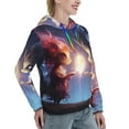 thumbnail image 6 of Sikiie Dreamy Forest Elf Women's Casual Hoodies Long Sleeve Lightweight Pullover Tops Loose Sweatshirt-Large, 6 of 7
