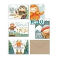 thumbnail image 2 of Paper Frenzy Camp Notes Hello From Camp - 25 pack with White Envelopes, 2 of 4
