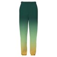 thumbnail image 4 of BLVB Womens Gradient Cinch Bottom Sweatpants Pockets High Waist Sporty Gym Athletic Fit Jogger Pants Lounge Trousers, 4 of 5